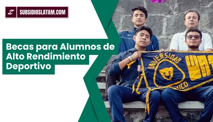 Becas para Alumnos de Alto Rendimiento Deportivo